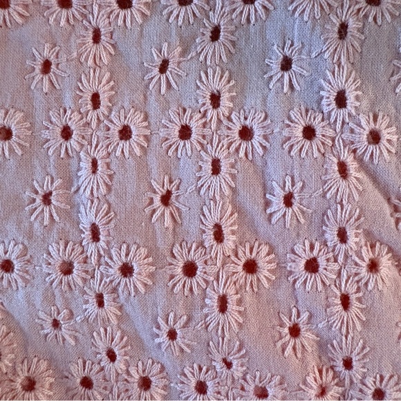 Little Lass Pink Eyelet Button-Down Dress - Size 4T - Picture 7 of 7